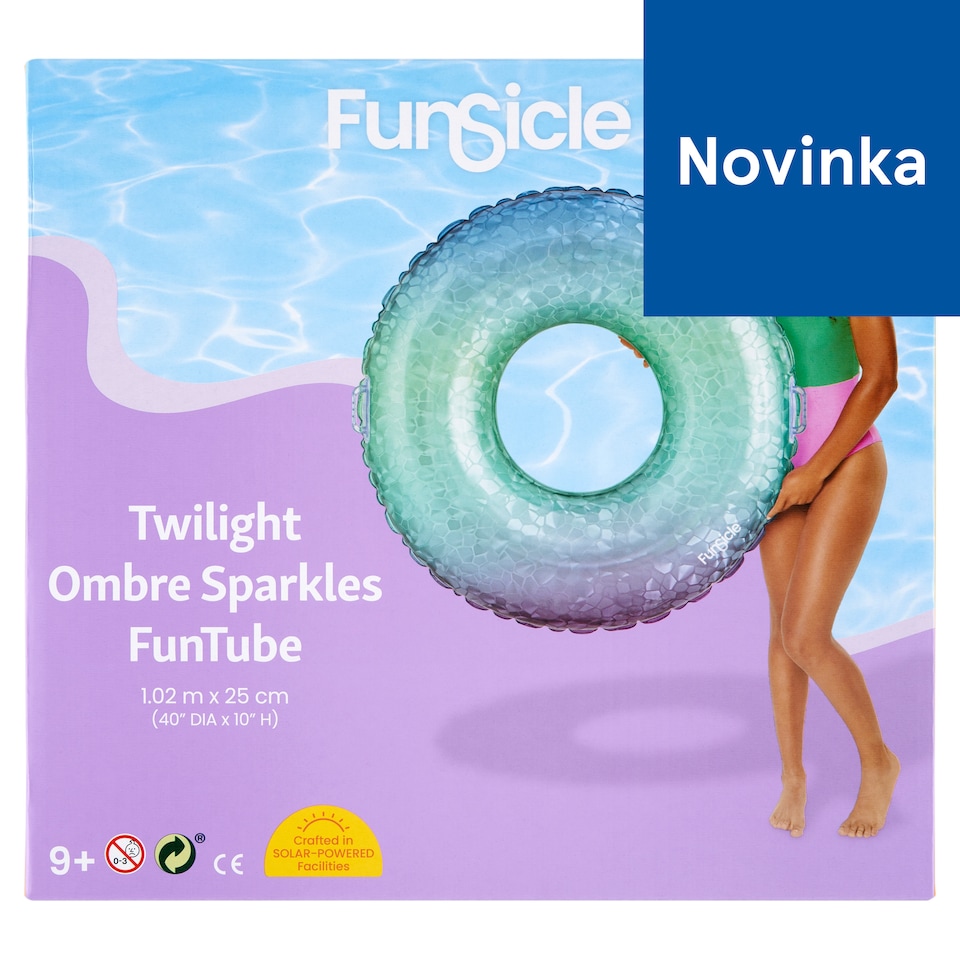 Funsicle Zábavné koleso ombre iskrivý súmrak 1,02 m x 25 cm