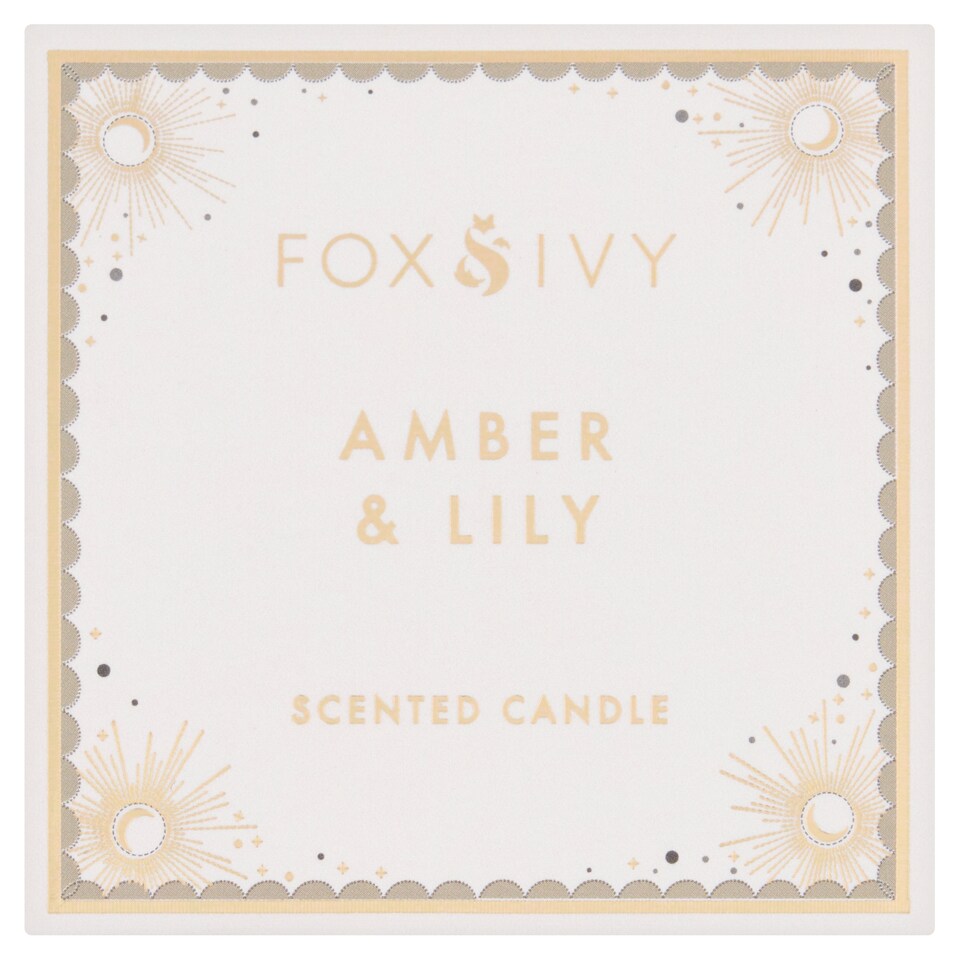 Fox And Ivy Amber And Lily Candle 110G