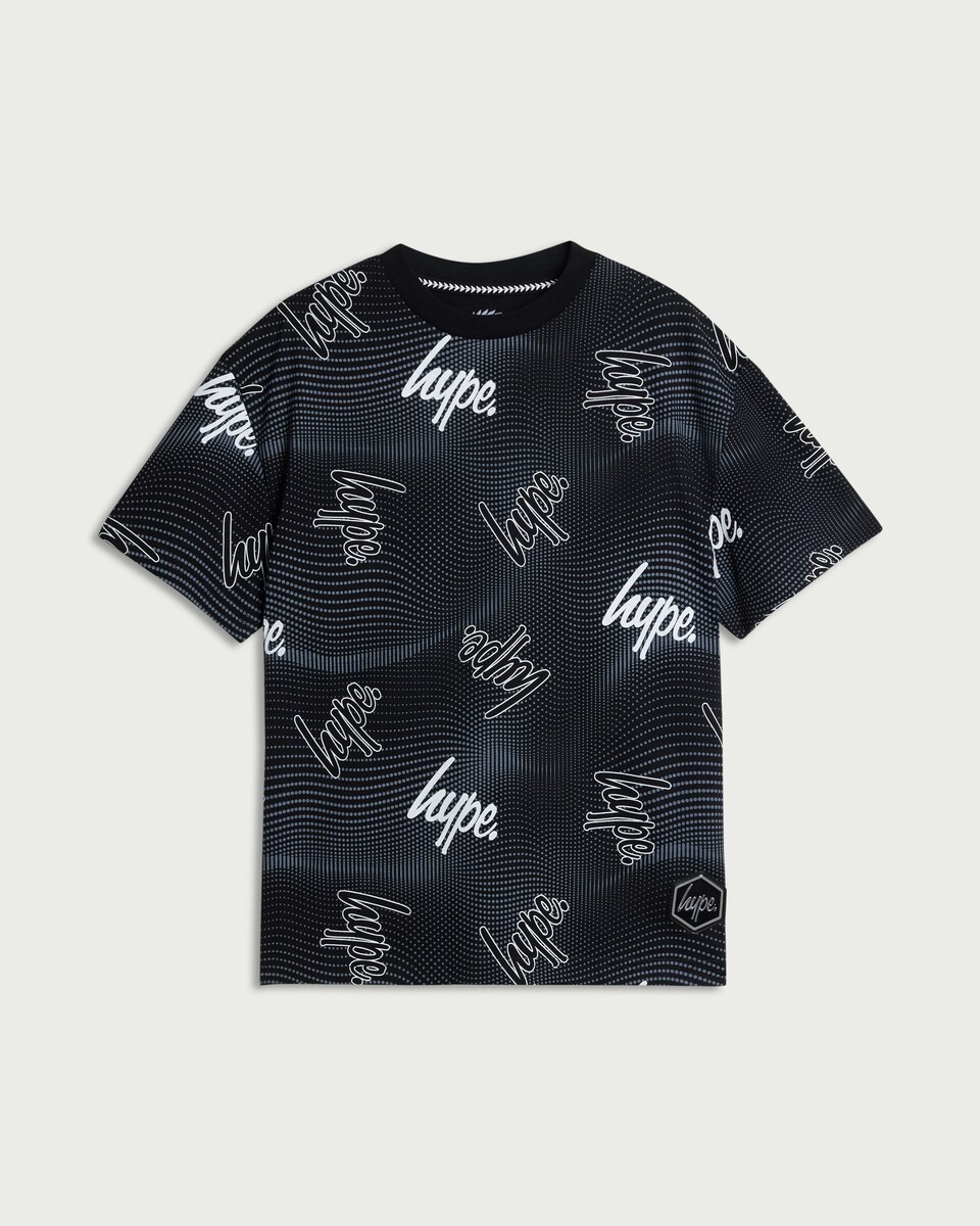 image 1 of Hype Pure Cotton T-Shirt in Black