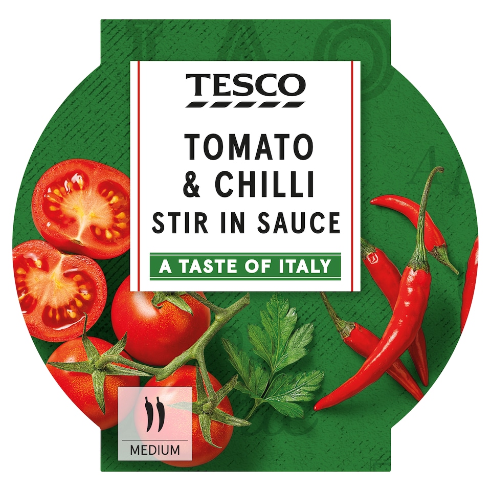 Tesco Tomato & Chilli Stir In Sauce 155G