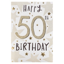 Inkdrops Birthday Card Happy 50Th Birthday