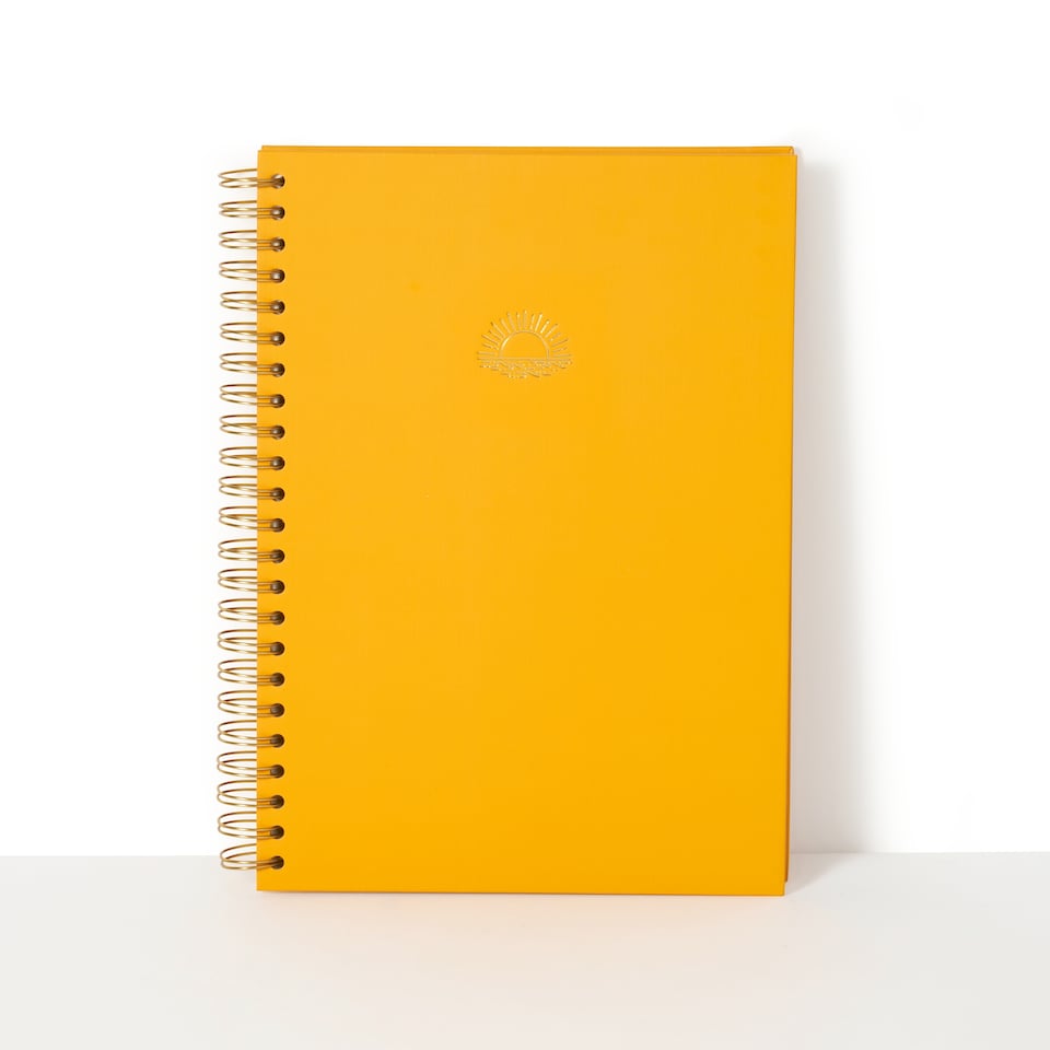 image 1 of Paperchase Icons A4 Notebook - Sunshine