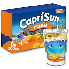 Capri Sun Orange Juice Drink 8 X 200Ml