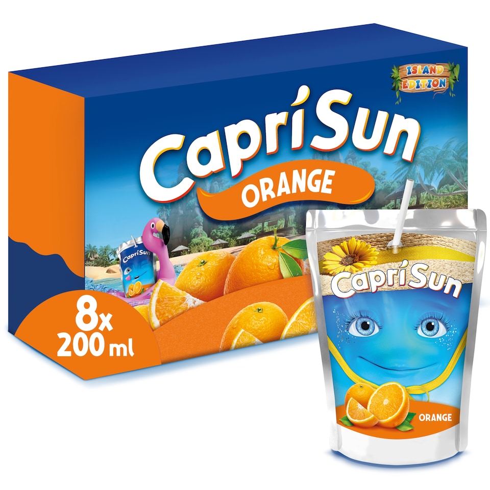 image 1 of Capri Sun Orange Juice Drink 8 X 200Ml