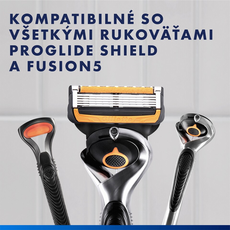 obrázok 1 z Gillette ProGlide Náhradné Holiace Hlavice pre Batériový Holiaci Strojček pre Mužov