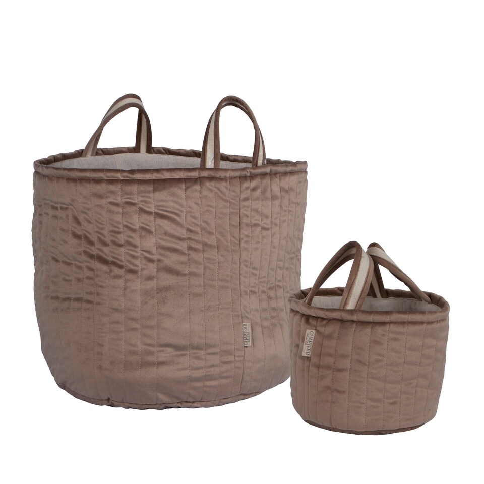 image 1 of Chapter B Kids Club 2pk Quilted Storage Basket