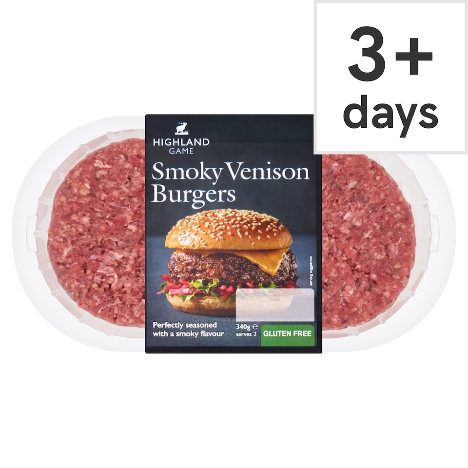 Highland Game Smoky Venison burger 340g