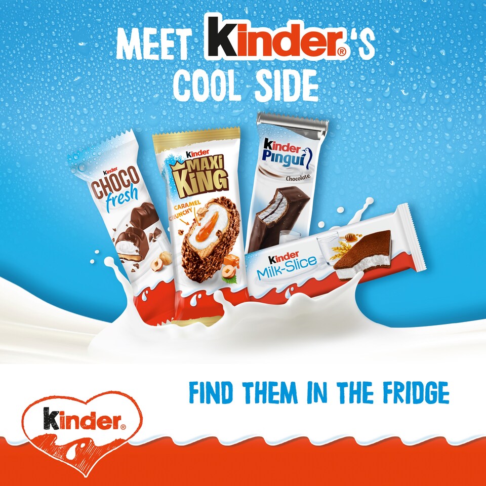 image 1 of Kinder Chocolate Snackbar 2 X 21G