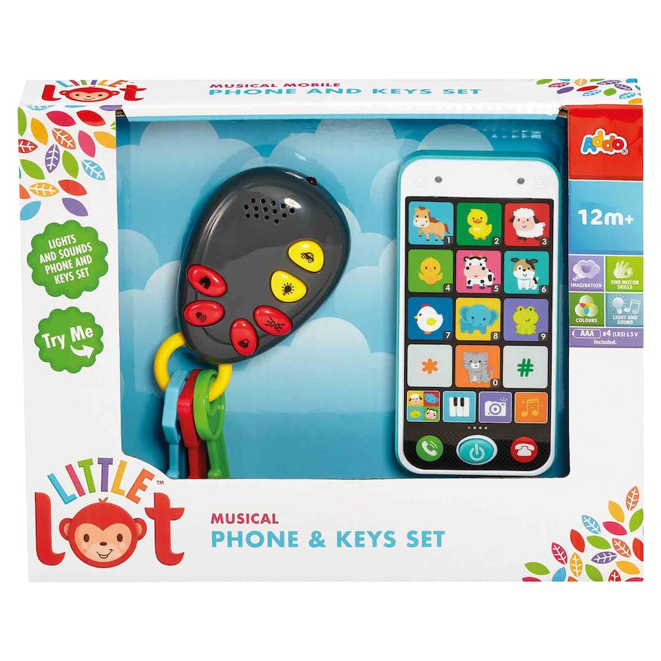 image 1 of Addo Little Lot Musical Mobile Phone & Keys Set