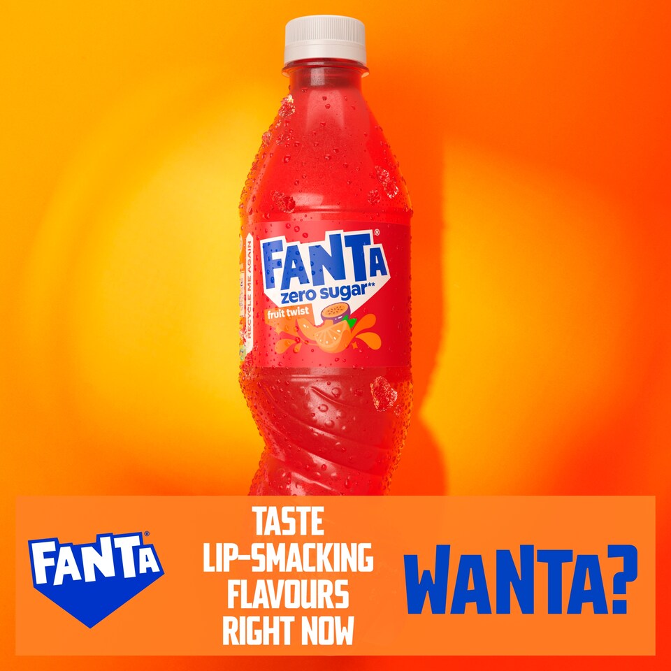 image 1 of Fanta Fruit Twist Zero 500Ml
