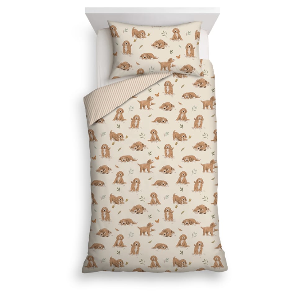 TESCO COCKAPOO DUVET SET SINGLE
