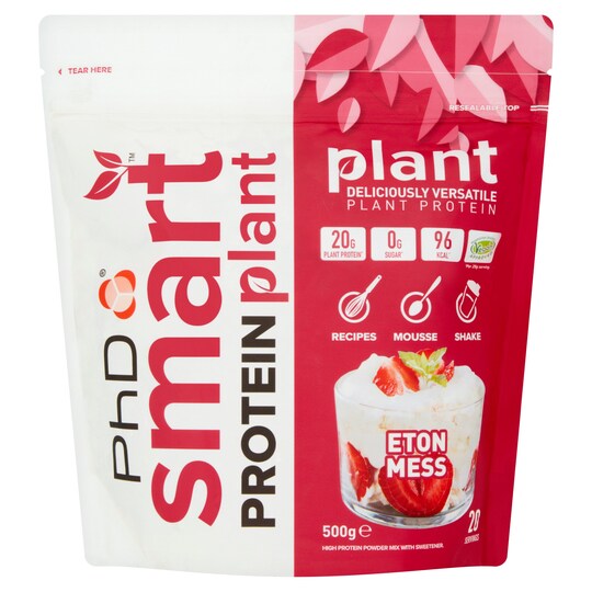 Smart Protein Plant Shake Eton Mess 500G Tesco Groceries