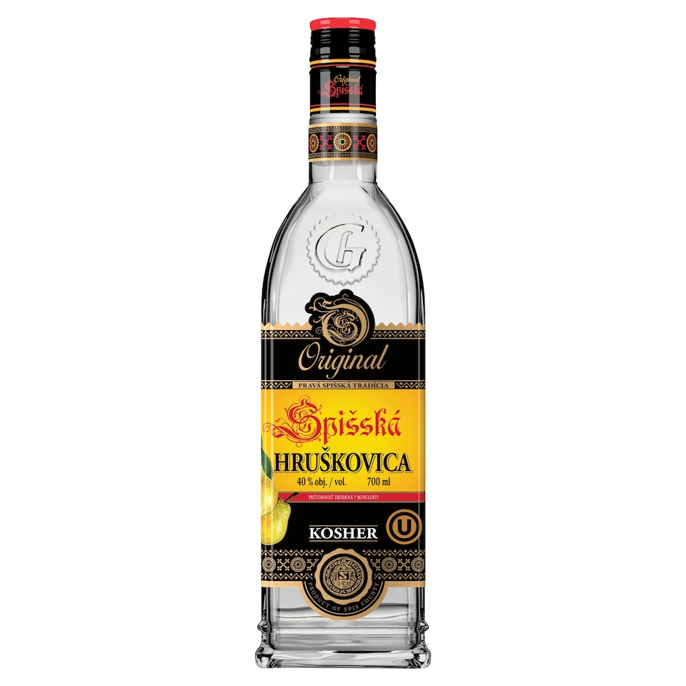 Original Kosher Spiš Pear Spirit 40% 700 ml