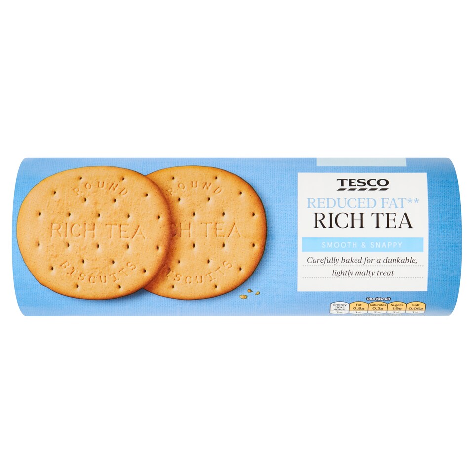 Tesco Reduced Fat Rich Tea Biscuits 300G