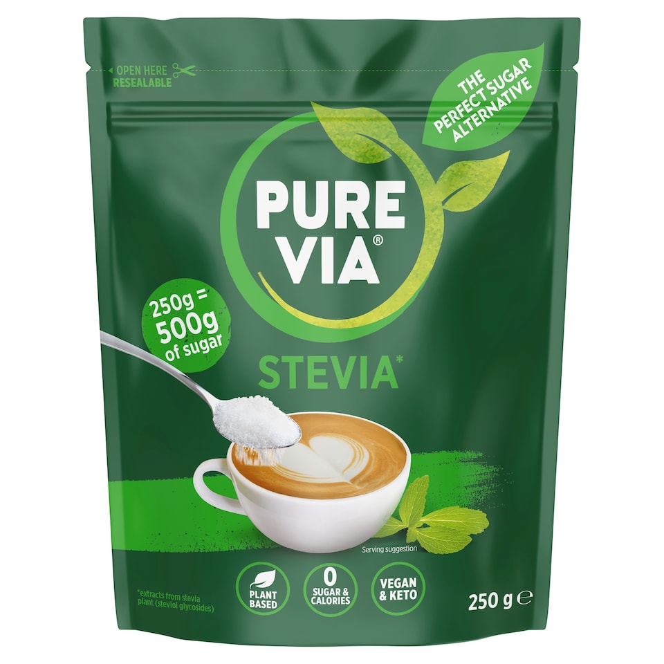 Pure Via Sweet Granules With Stevia Leaf 250G