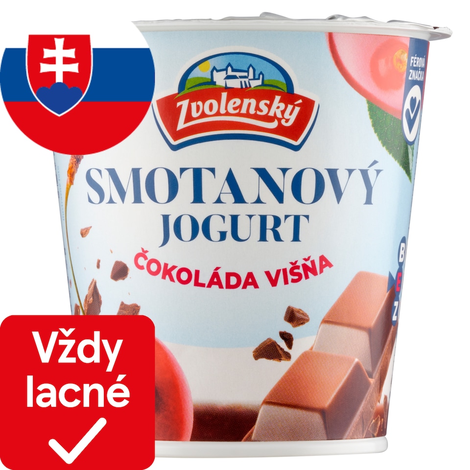 obrázok 1 z Zvolenský Smotanový jogurt čokoláda višňa 145 g
