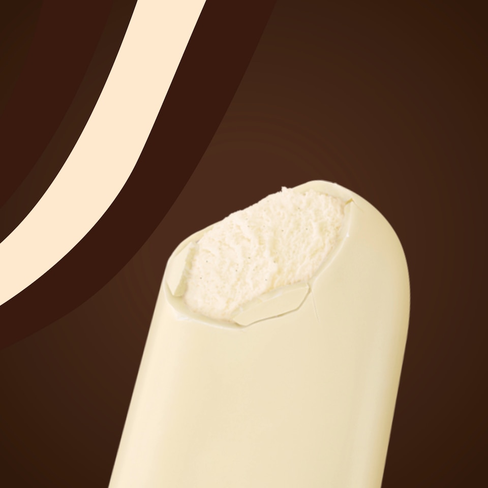 image 1 of Magnum White Chocolate Ice Cream Sticks 6x100ml