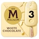 image 5 of Magnum White Chocolate Ice Cream Sticks 3x100ml