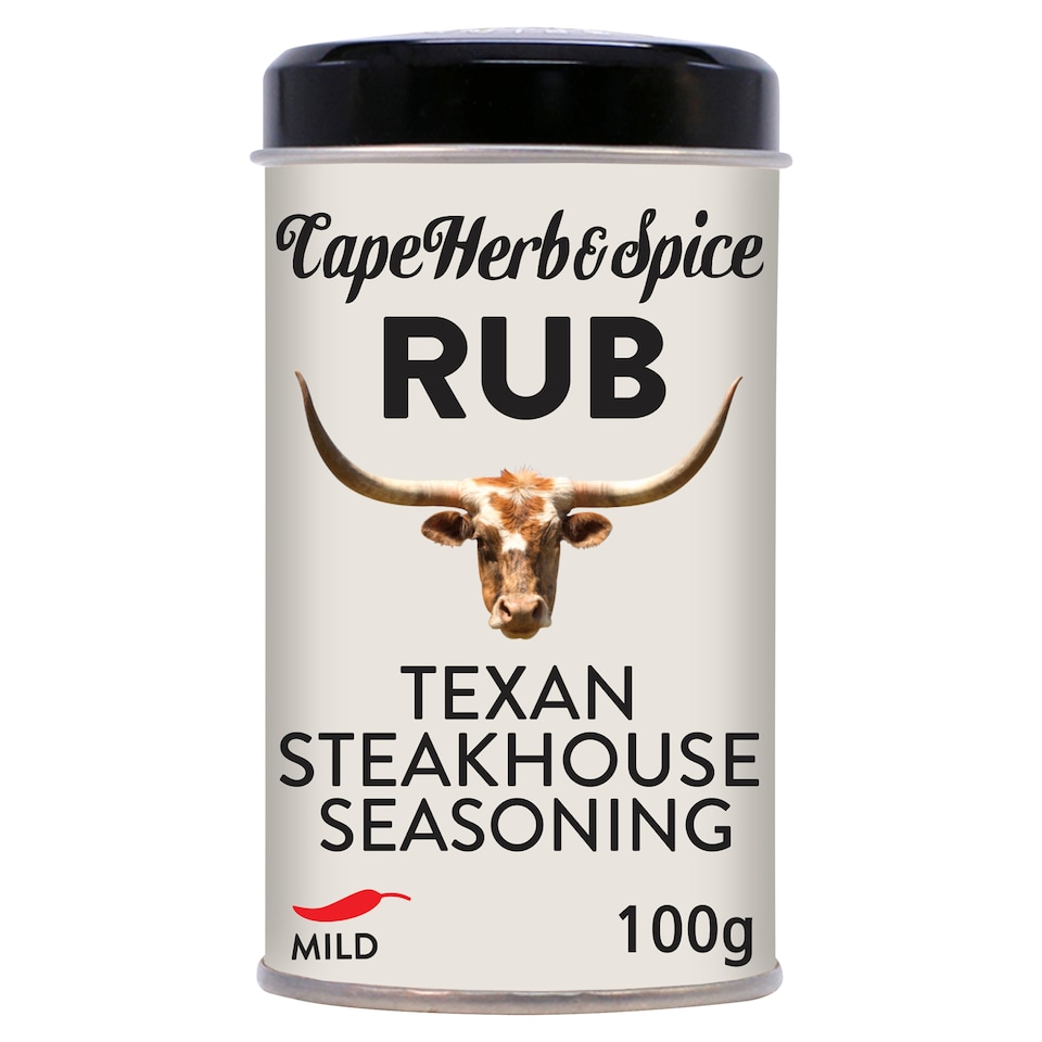 image 1 of Cape Herb & Spice Rub Texan Steakhouse Seasoning 100g