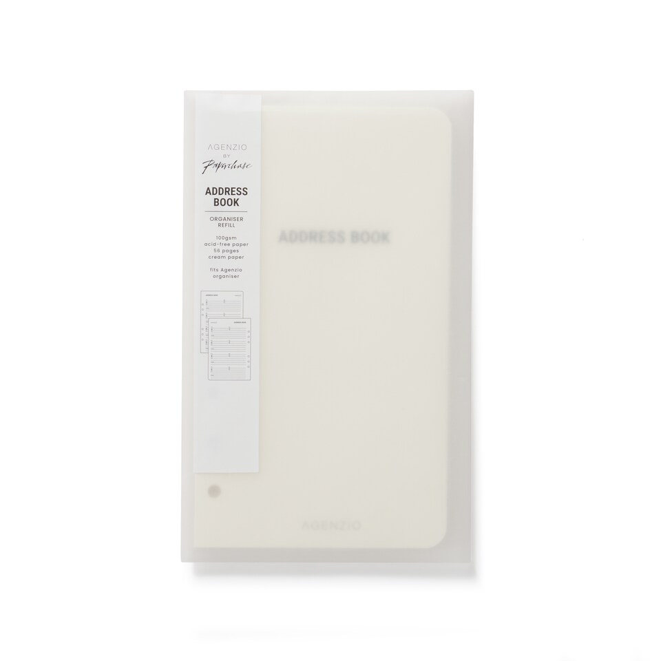 Agenzio Organiser Refill - Address Book