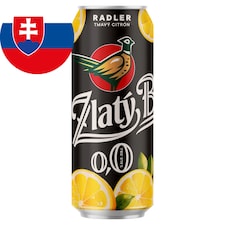 Zlatý Bažant Radler 0,0% Tmavý citrón plechovka 500 ml