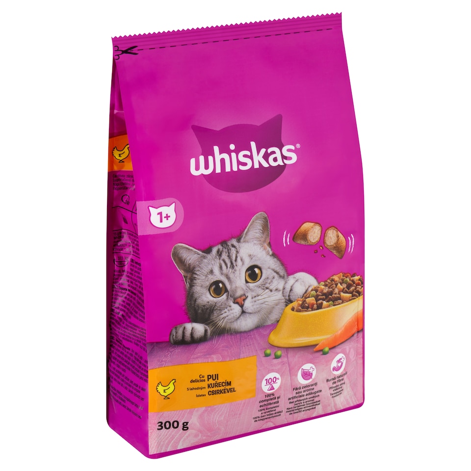 image 1 of Whiskas 1+ s lahodným kuracím 300 g