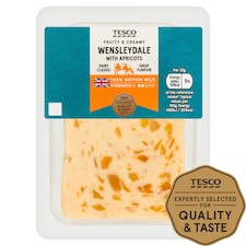Tesco Wensleydale With Apricots Cheese 200g