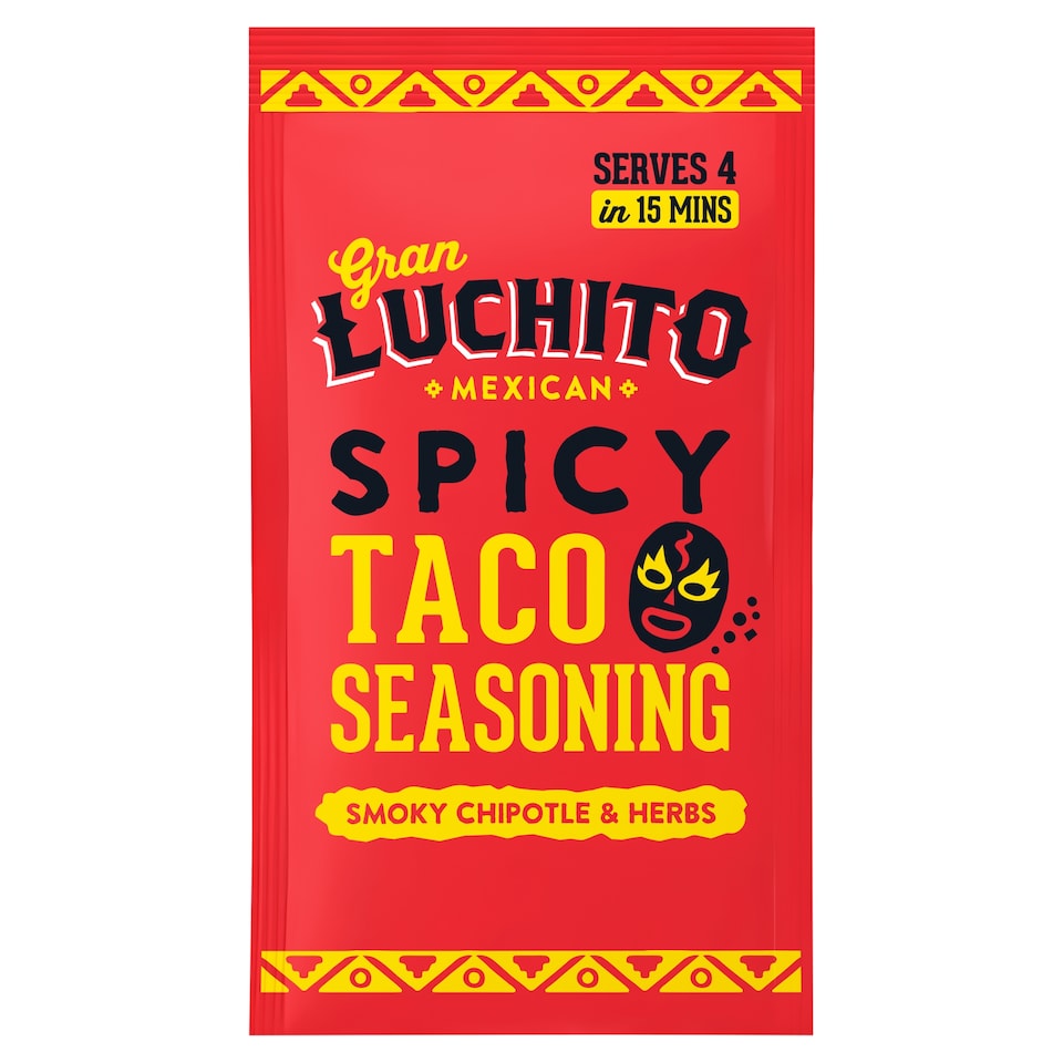 Gran Luchito Smoky Chipotle & Herbs Spicy Taco Seasoning 28g