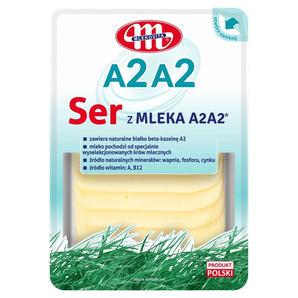 Mlekovita Plátkový syr z mlieka A2A2 135 g