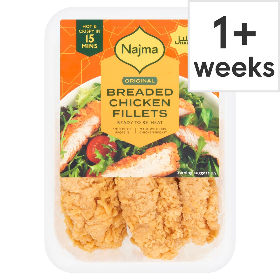 image 1 of Najma Original Breaded Chicken Fillets 300G