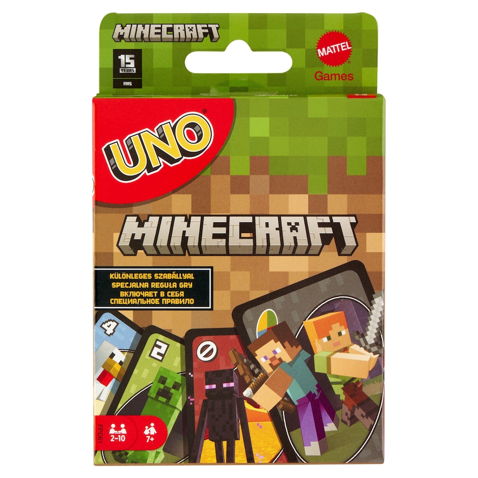 Mattel Games Uno Minecraft karetní hra