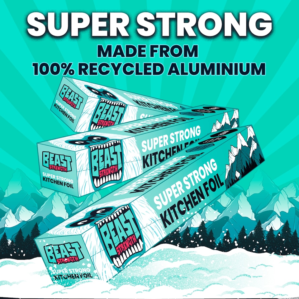 image 1 of Beast Super Strong Kitchen Foil 30cm x 10m