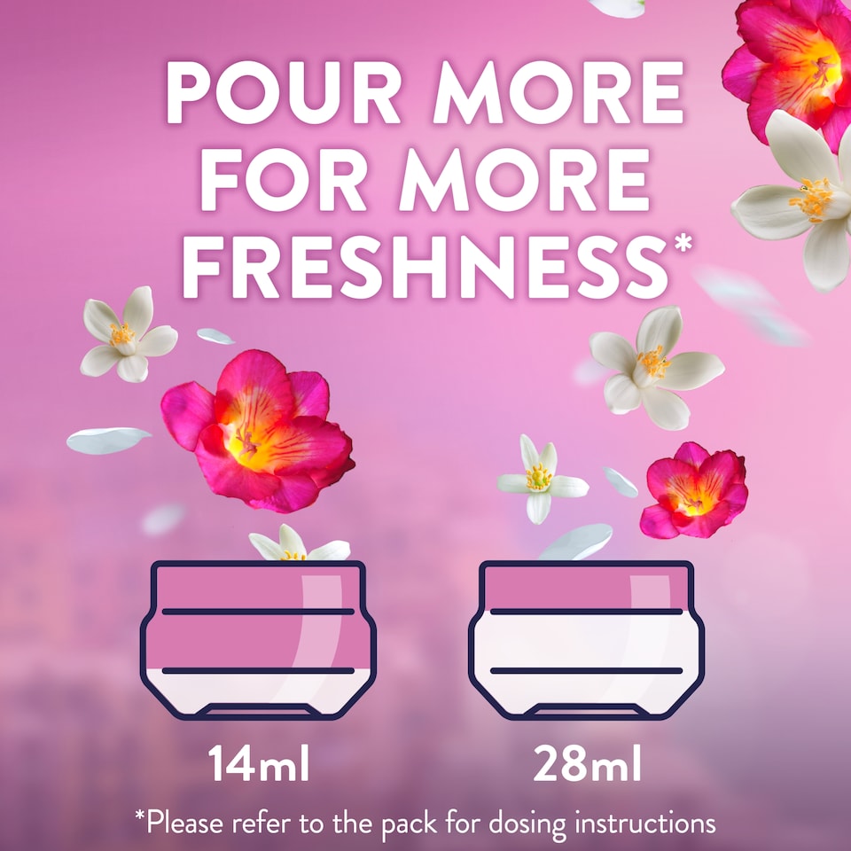 image 1 of Lenor Outdoorable Fabric Conditioner Portofino Freesia & Neroli 53w 742ml