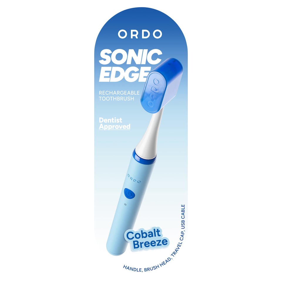 image 1 of Ordo Sonic Edge Rechargeable Toothbrush - Cobalt Breeze