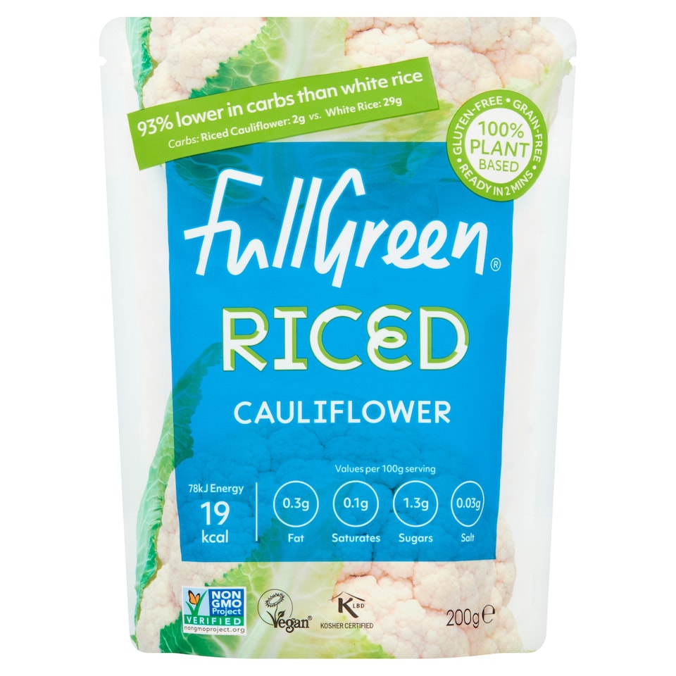 image 1 of Fullgreen Riced Cauliflower 200G