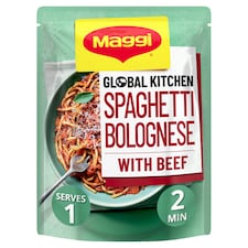 Maggi Global Kitchen Spaghetti Bolognese with Beef Ready Meal 260g