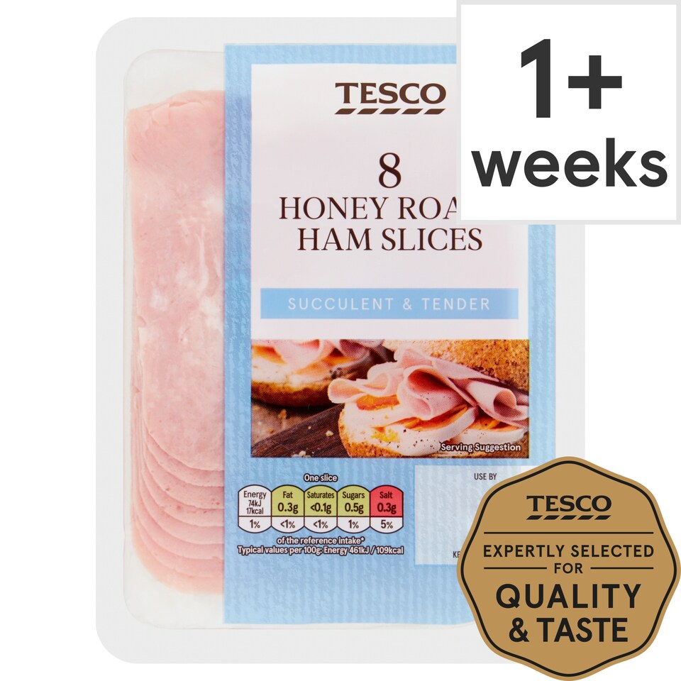 Tesco Honey Roast Ham Slices 125g