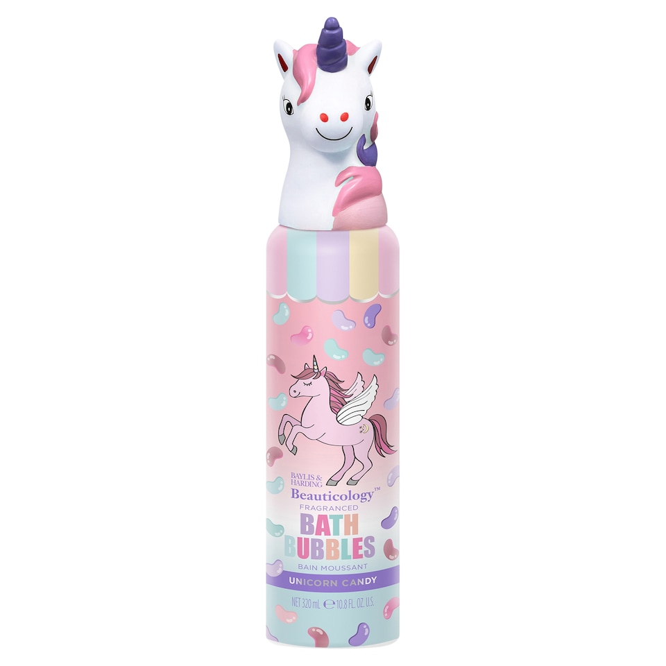 image 1 of Baylis & Harding Beauticology Fragranced Bath Bubbles - Unicorn Candy 320ml