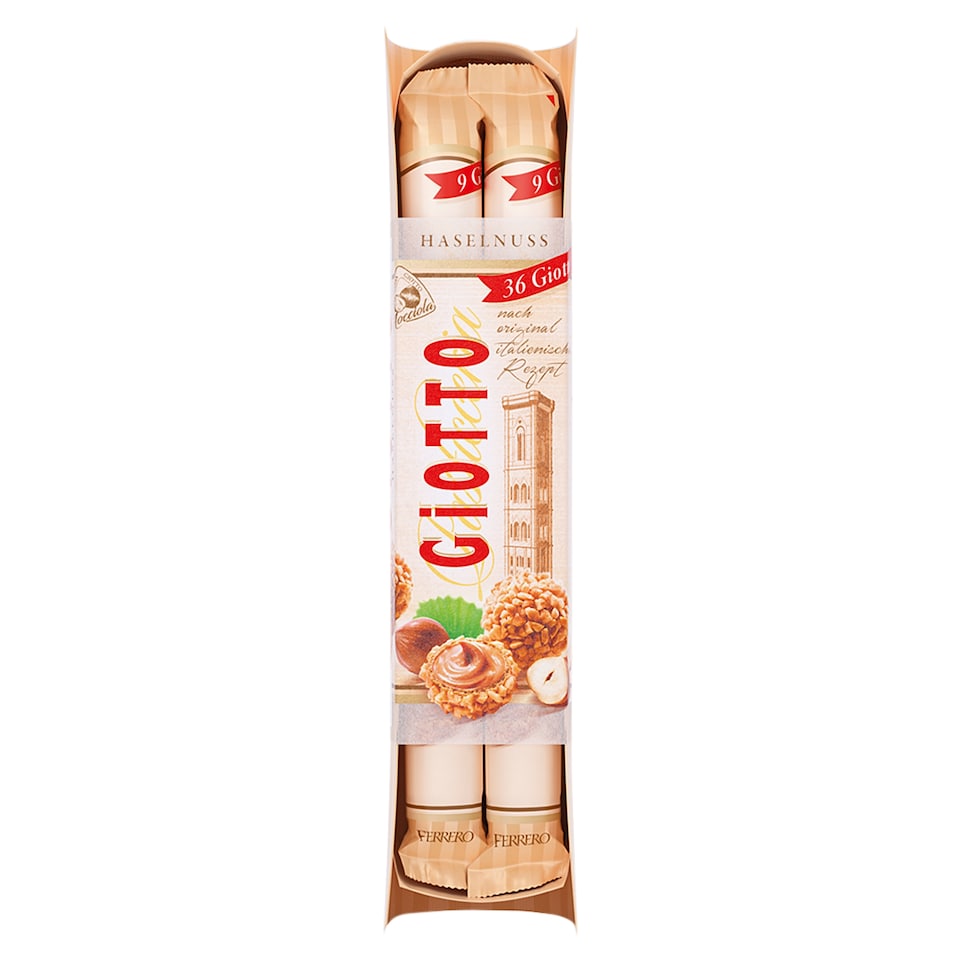 obrázok 1 z Giotto Chrumkavá oblátka s jemnou náplňou z mlieka a lieskovcov 4 x 38,7 g