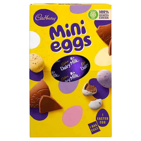 Cadbury Mini Eggs Medium Easter Egg Tesco Groceries