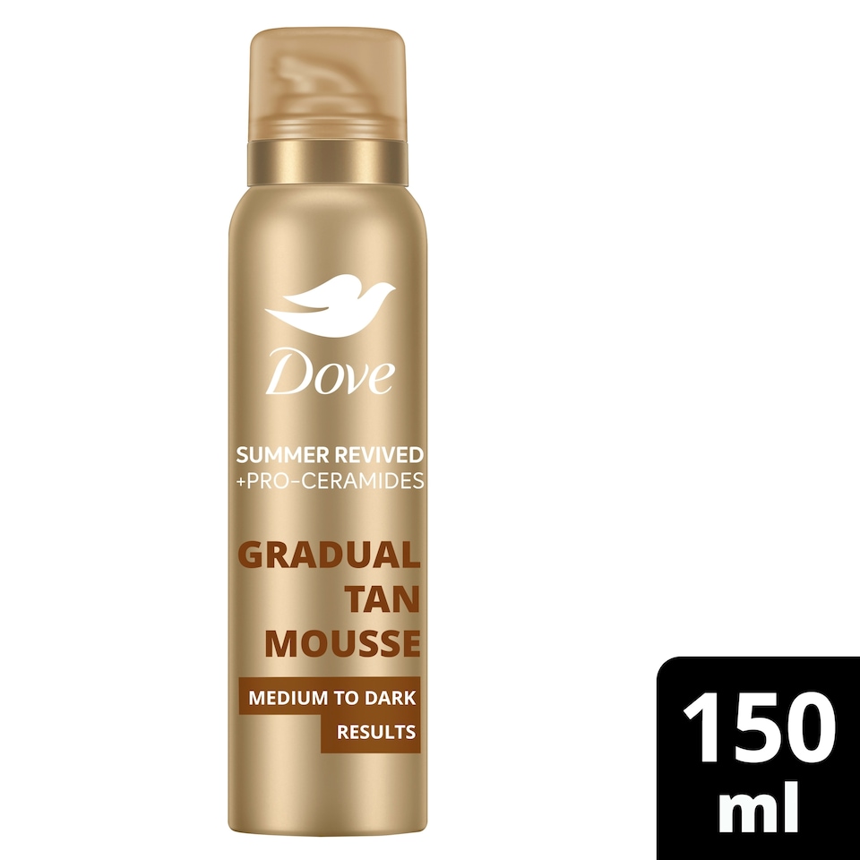 image 1 of Dove Dermaspa Gradual Body Mousse Medium To Dark 150Ml