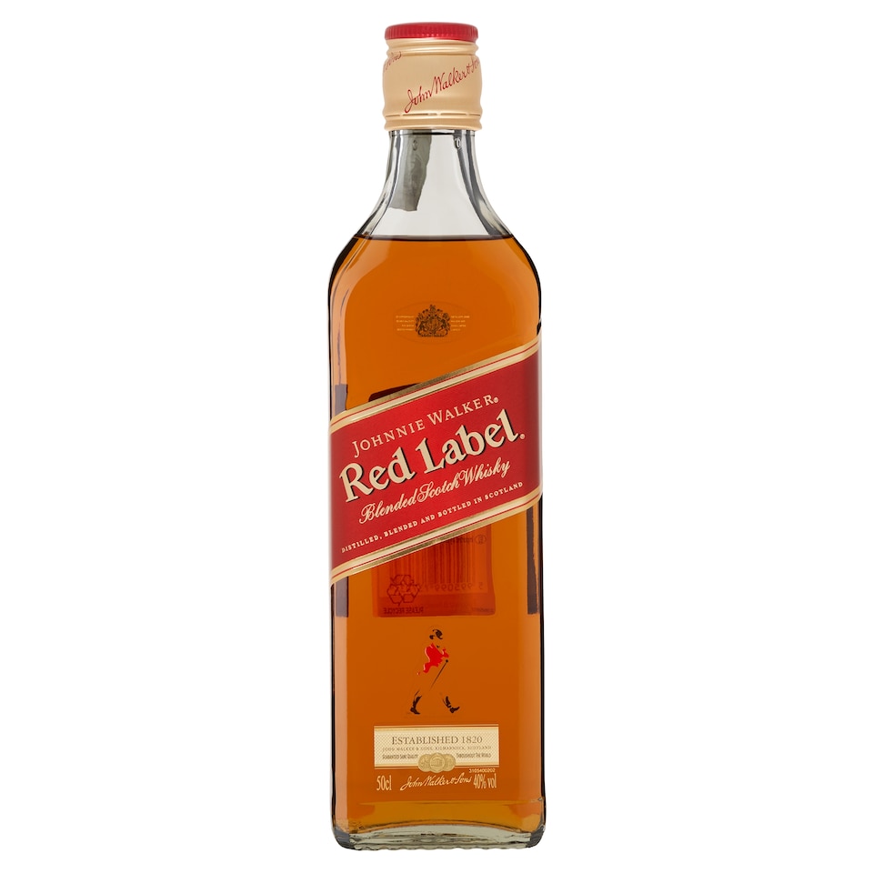 Johnnie Walker Red Label Blended Scotch Whisky 40% 0,5 l