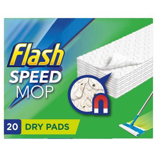 Flash Speed Mop Dry Pads 20 Pack Tesco Groceries flash-speed-mop-dry-pads-20-pack-tesco-groceries