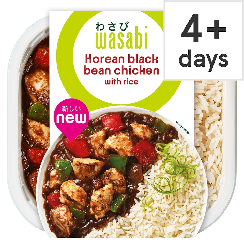 Wasabi Korean Black Bean Chicken with Rice 450G