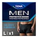 image 1 of TENA MEN Washable Incontinence Boxer Black Size Large