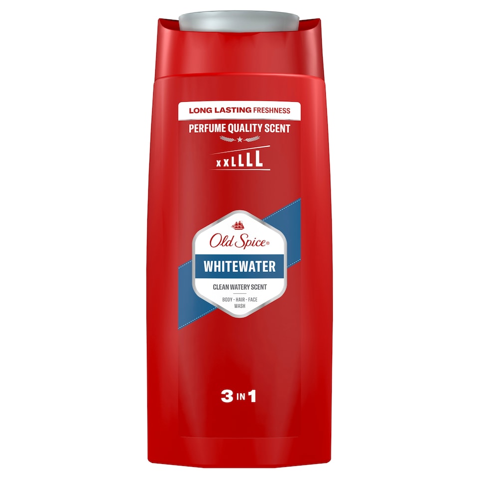 obrázok 1 z Old Spice Whitewater 3 V 1 Sprchový Gél A Šampón Pre Mužov 675ml