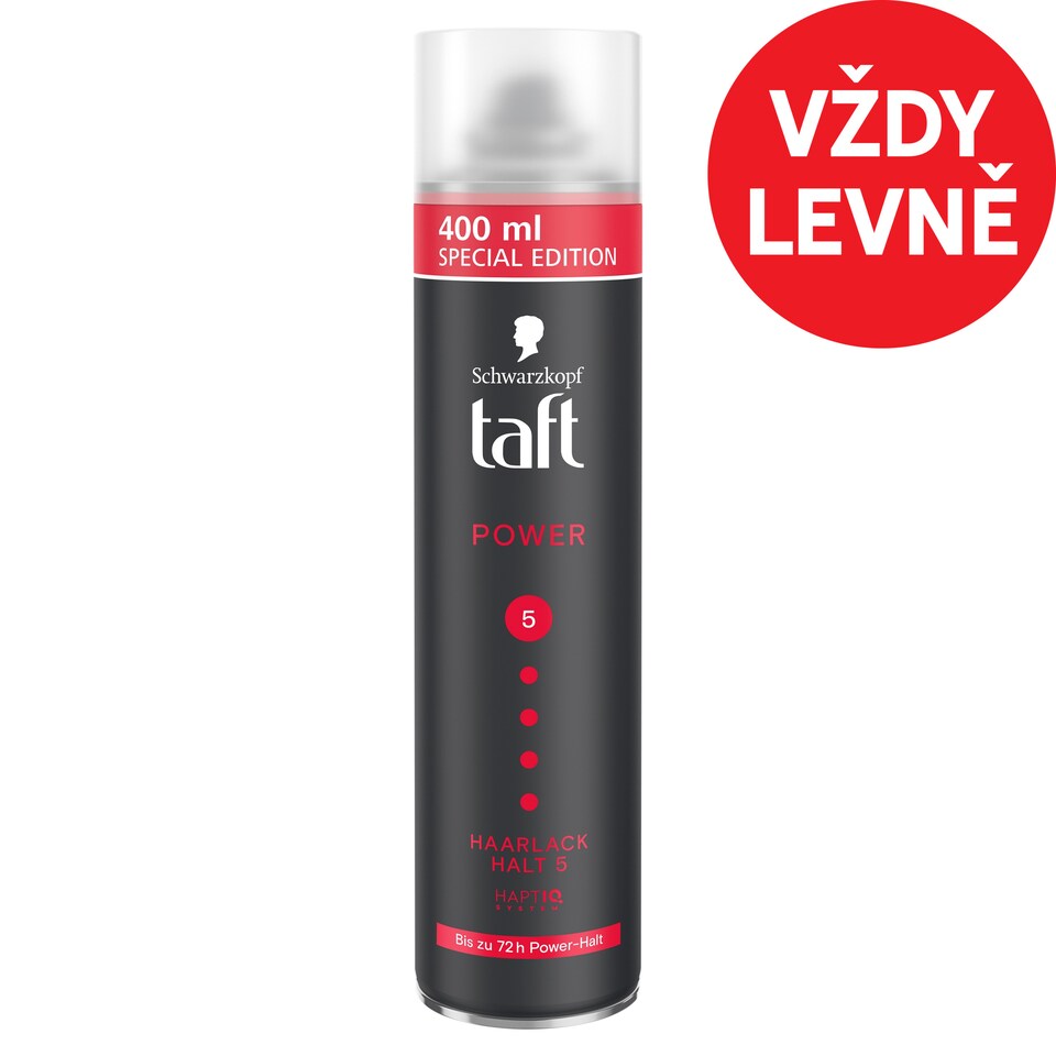 Obrázek 1 pro produkt Taft Power Caffeine lak na vlasy 400ml