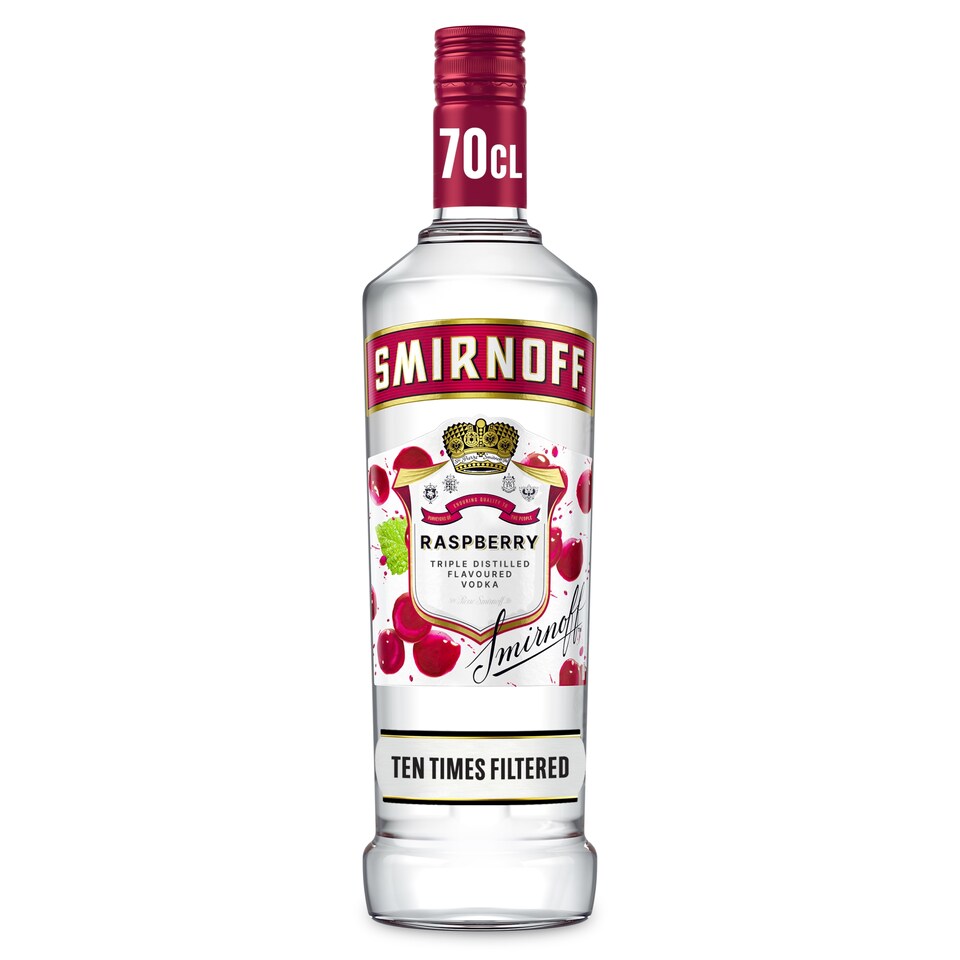 image 1 of Smirnoff Vodka Raspberry 70Cl