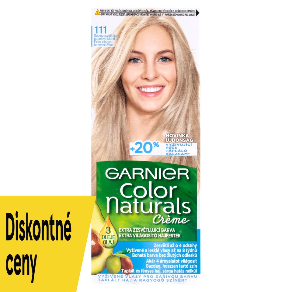 Garnier Color Naturals Permanent Hair dye 111 Extra light natural ash blond