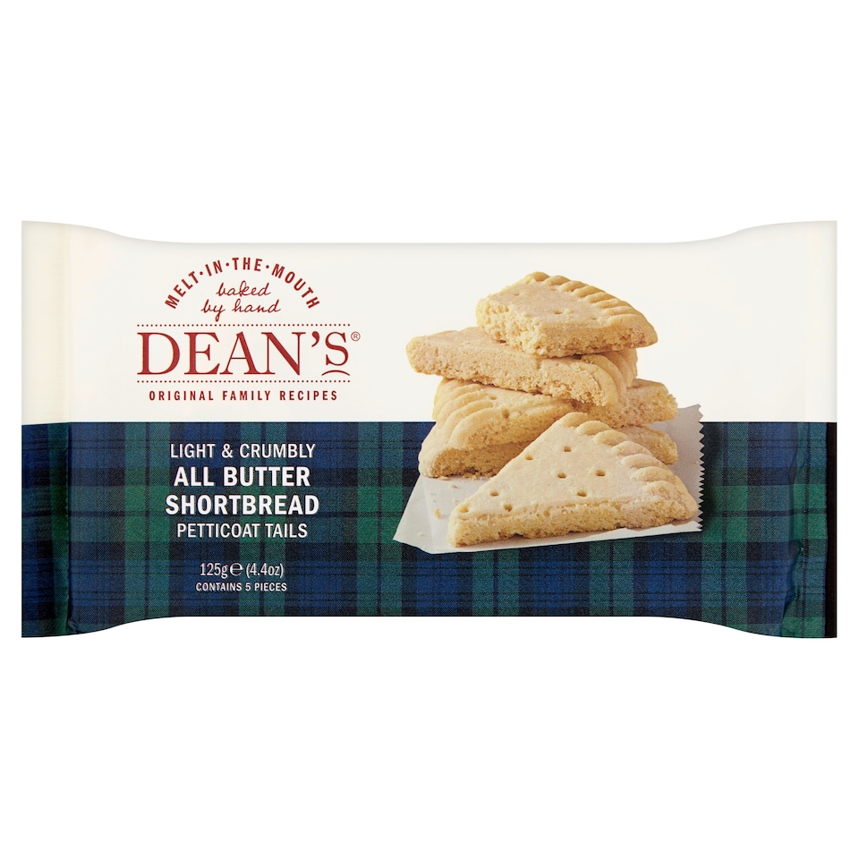 Deans All Butter Petticoat Tails 125G